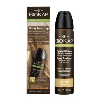 Biokap Nutricolor Delicato Spray Touch Up, spray na odrosty, blond, 75 ml