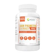 Wish Saw Palmetto Extract 600 mg, kapsułki, 120 szt.