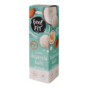 Feel Fit, Veganela balls, kulki kokosowe z migdałem bez cukru, 27 g