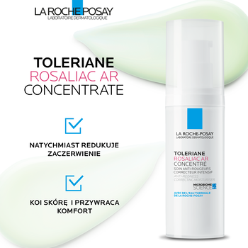 La Roche-Posay, Toleriane Rosaliac AR, kuracja przeciw zaczerwienieniom skóry, 40 ml