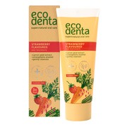Ecodenta, pasta do zębów dla dzieci o smaku dzikiej truskawki, bez fluoru, 75 ml