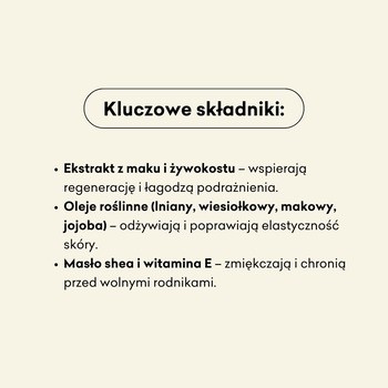 Mydlarnia 4 Szpaki, Balsam do ciała Polny, Mak i Żywokost, 210 g