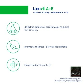 Linovit A+E, krem ochronny z witaminami A i E, 50 g