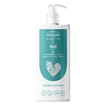 On Line Family Time, mydło 2w1 Sublime Blossom, 500 ml