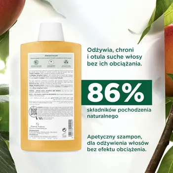 Klorane, szampon z mango, 400 ml