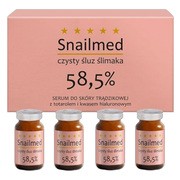 Snailmed, serum do skóry trądzikowej z totarolem i kwasem hialuronowym, 4 x 8 ml