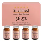 Snailmed, serum do skóry trądzikowej z totarolem i kwasem hialuronowym, 4 x 8 ml