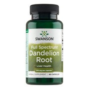 Swanson Dandelion Root (Mniszek lekarski), 515 mg, kapsułki, 60 szt.
