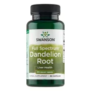 Swanson Dandelion Root (Mniszek lekarski), 515 mg, kapsułki, 60 szt.