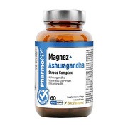 Pharmovit Clean Label Magnez + Ashwagandha Stress Complex, kapsułki, 60 szt.
