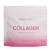 Natu Care Premium Collagen 3000 mg, proszek, smak malina-żurawina, 129 g