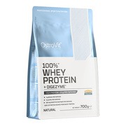 OstroVit 100% Whey Protein + Digezyme, proszek, smak naturalny, 700 g
