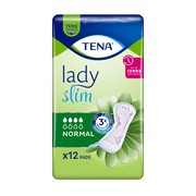 TENA Lady Slim Normal, specjalistyczne podpaski, 12 szt.