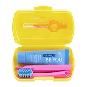 Curaprox Travel Set Yellow, zestaw podróżny, 1 szt