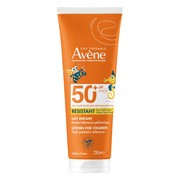 Avene Eau Thermale, mleczko dla dzieci bardzo wysoka ochrona SPF50+, 250 ml