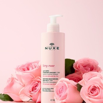 Nuxe Very Rose, nawilżające mleczko do ciała, 400 ml