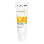 Bioderma Photoderm AKN Mat, krem zwalczający niedoskonałości, SPF30, 40ml