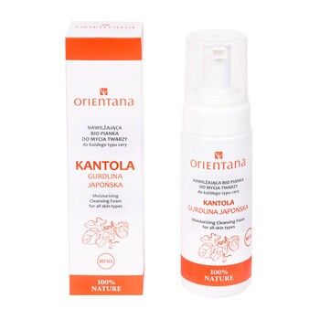 Orientana, nawilżająca Bio pianka do mycia twarzy, kantola, 150 ml