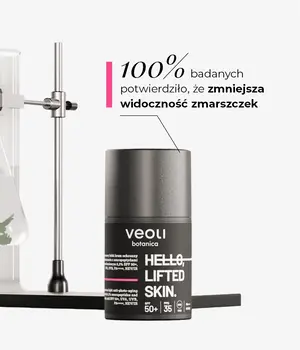Veoli Botanica Hello Lifted Skin, szerokopasmowy lekki krem ochronny przeciw fotostarzeniu, 50 ml