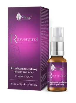 Ava Resveratrol, przeciwzmarszczkowy eliksir pod oczy, 15 ml