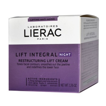 Lierac Lift Integral, restrukturyzujący krem liftingujący na noc, 50 ml