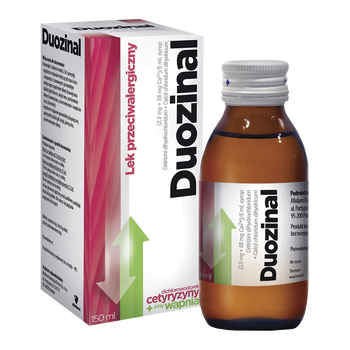 Duozinal, (2,5 mg+58 mg Ca2+)/5 ml, syrop, 150 ml