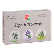 Kej, zestaw olejków eterycznych Zapach Prowansji, 3 x 10 ml