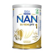 Nestle Nan Supremepro 1, mleko początkowe w proszku dla niemowląt od urodzenia, 400 g