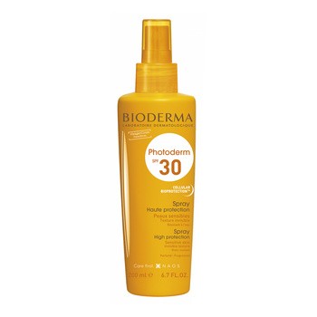 Bioderma Photoderm, spray do ciała, lekki, SPF30, 200 ml