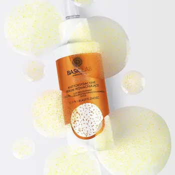 BasicLab Esteticus, antyoksydacyjne serum wzmacniające Blask i Elastyczność, 30 ml