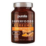 Purella Superfoods, Kurkuma Trawienie, 60 kapsułek
