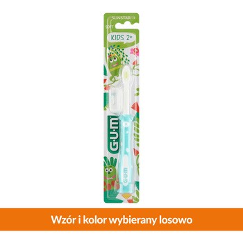 Gum Monster Kids, szczoteczka do zębów dla dzieci w wieku 3-6 lat,1 szt.
