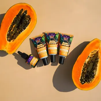 Orientana Hello Papaja, krem-maska rozjaśniająca, 40 ml