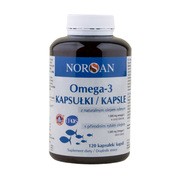 Norsan Omega-3, kapsułki, 120 szt.