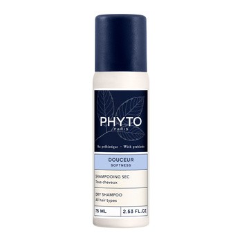 Phyto Softness, Suchy szampon z prebiotykiem do każdego rodzaju włosów, 75 ml