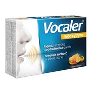 Vocaler miód cytryna, pastylki do ssania, 12 szt.