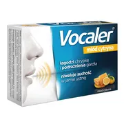 Vocaler miód cytryna, pastylki do ssania, 12 szt.