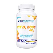 Allnutrition Witamina D3 2000 + K2, kapsułki, 60 szt.