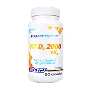 Allnutrition Witamina D3 2000 + K2, kapsułki, 60 szt.