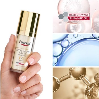 Eucerin Hyaluron-Filler + Elasticity 3D serum, do skóry dojrzałej, przeciwzmarszczkowe, 30 ml