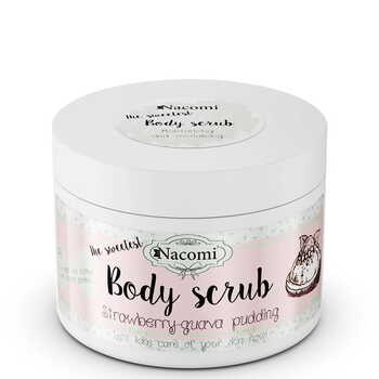 Nacomi, peeling do ciała, truskawkowy pudding z gujawą, 200 g