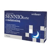 Sennio forte z melatoniną, kapsułki twarde, 30 szt.
