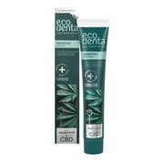 Ecodenta Sensitive, pasta do zębów z CBD i probiotykami, bez fluoru, 100 ml