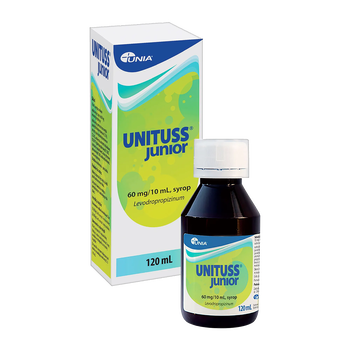 Unituss Junior, 60 mg/10 ml, syrop, 120 ml