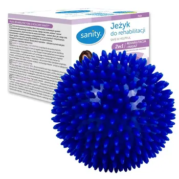 Sanity Jeżyk, piłka rehabilitacyjna z kolcami, średnica 10 cm, 1 szt.