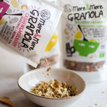 Diet-Food, Bio Granola More&More, Nerkowiec i Morwa Biała, 300 g