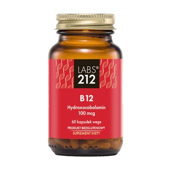 LABS212 B12 Hydroxocobalamin, kapsułki, 60 szt.