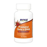 Now Foods, Prenatal Gels + DHA, kapsułki, 90 szt.