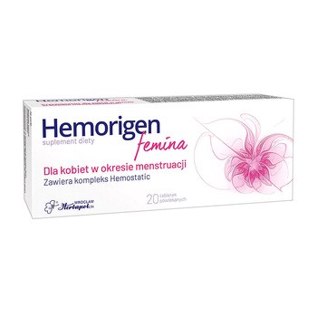 Hemorigen femina, tabletki powlekane, 20 szt.