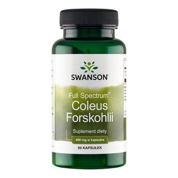 Swanson Full Spectrum Coleus Forskohlii, kapsułki, 60 szt.
